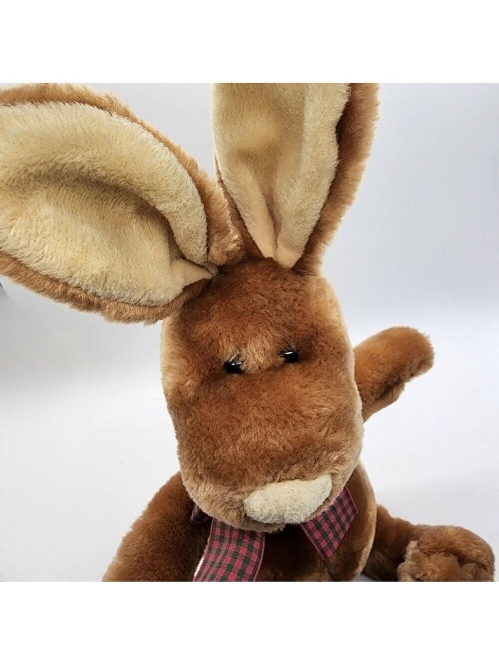 GUND Vintage Clover the Brown Bunny rabbit long snoopy face plush stuffed animal - Picture 2 of 14